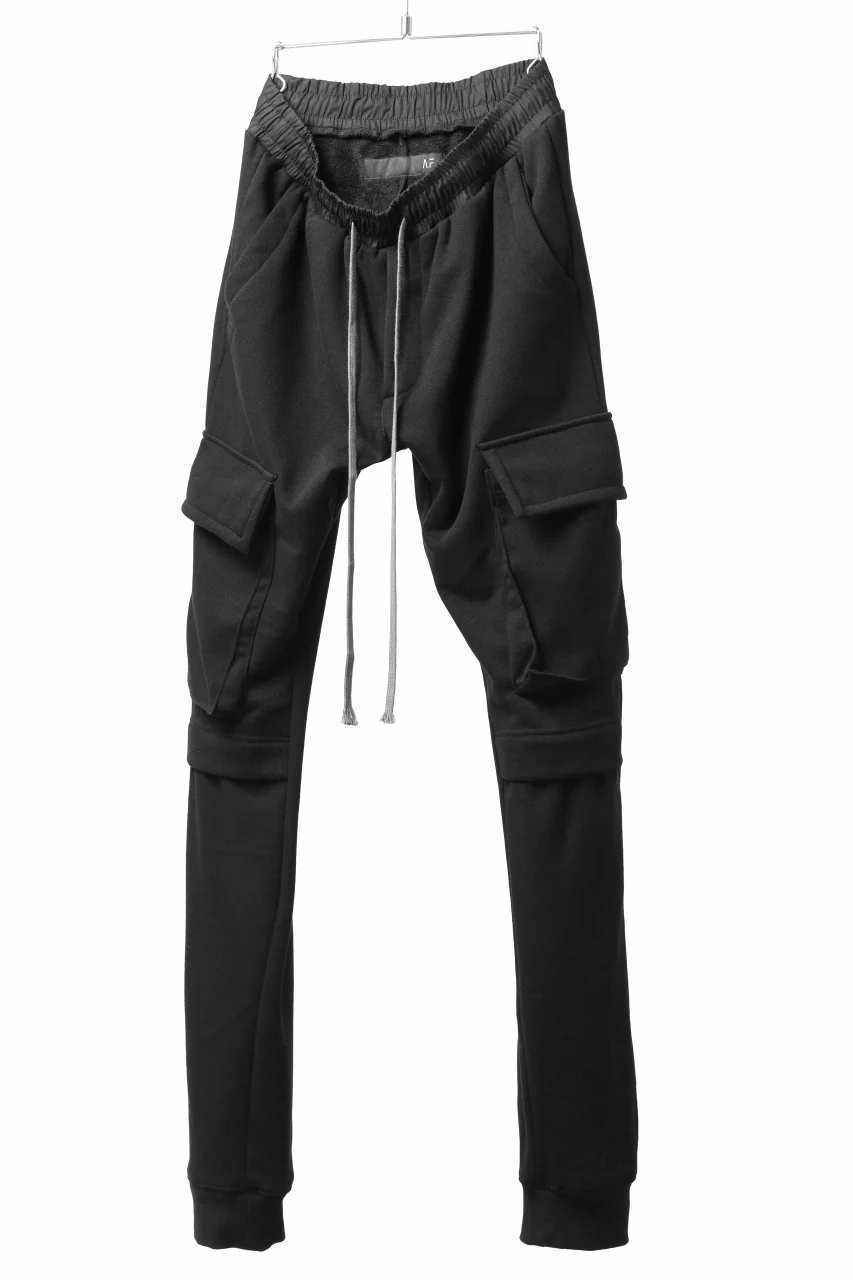 A.F ARTEFACT BOMBERHEAT® CARGO SLIM PANTS (BLACK) - Image 2