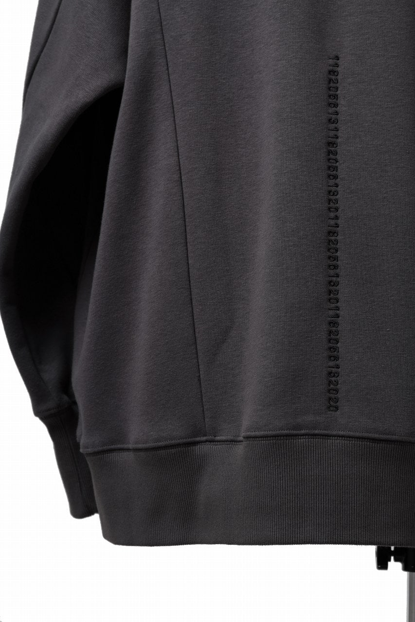 A.F ARTEFACT BOMBERHEAT® DOLMAN PULLOVER TOPS (DARK GREY) - Image 11