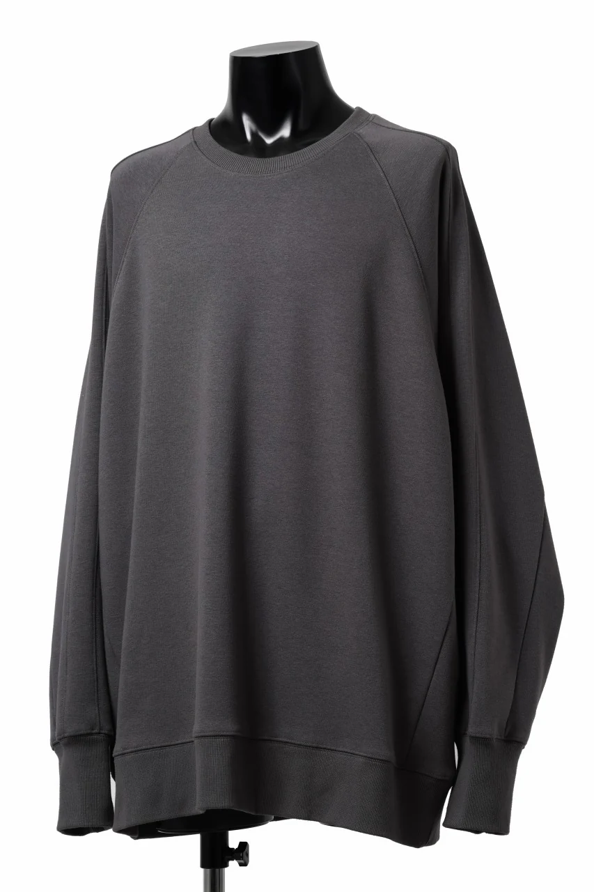 A.F ARTEFACT BOMBERHEAT® DOLMAN PULLOVER TOPS (DARK GREY) - Image 2