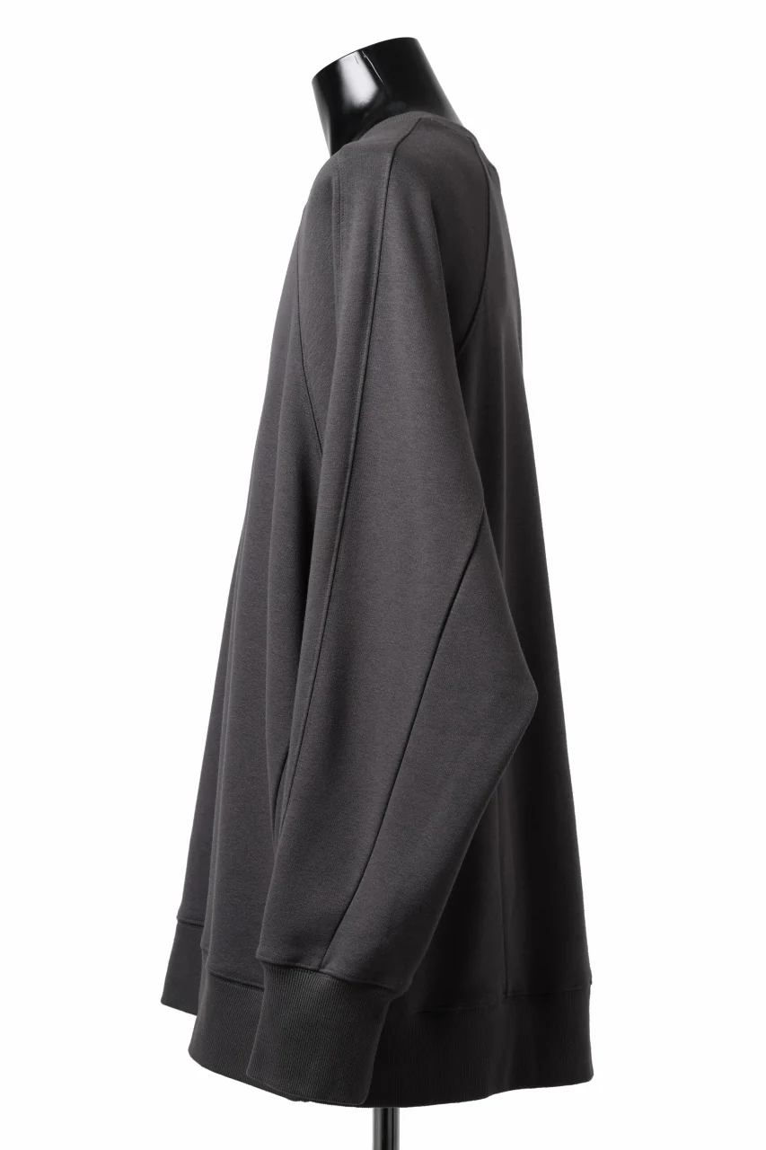A.F ARTEFACT BOMBERHEAT® DOLMAN PULLOVER TOPS (DARK GREY) - Image 3