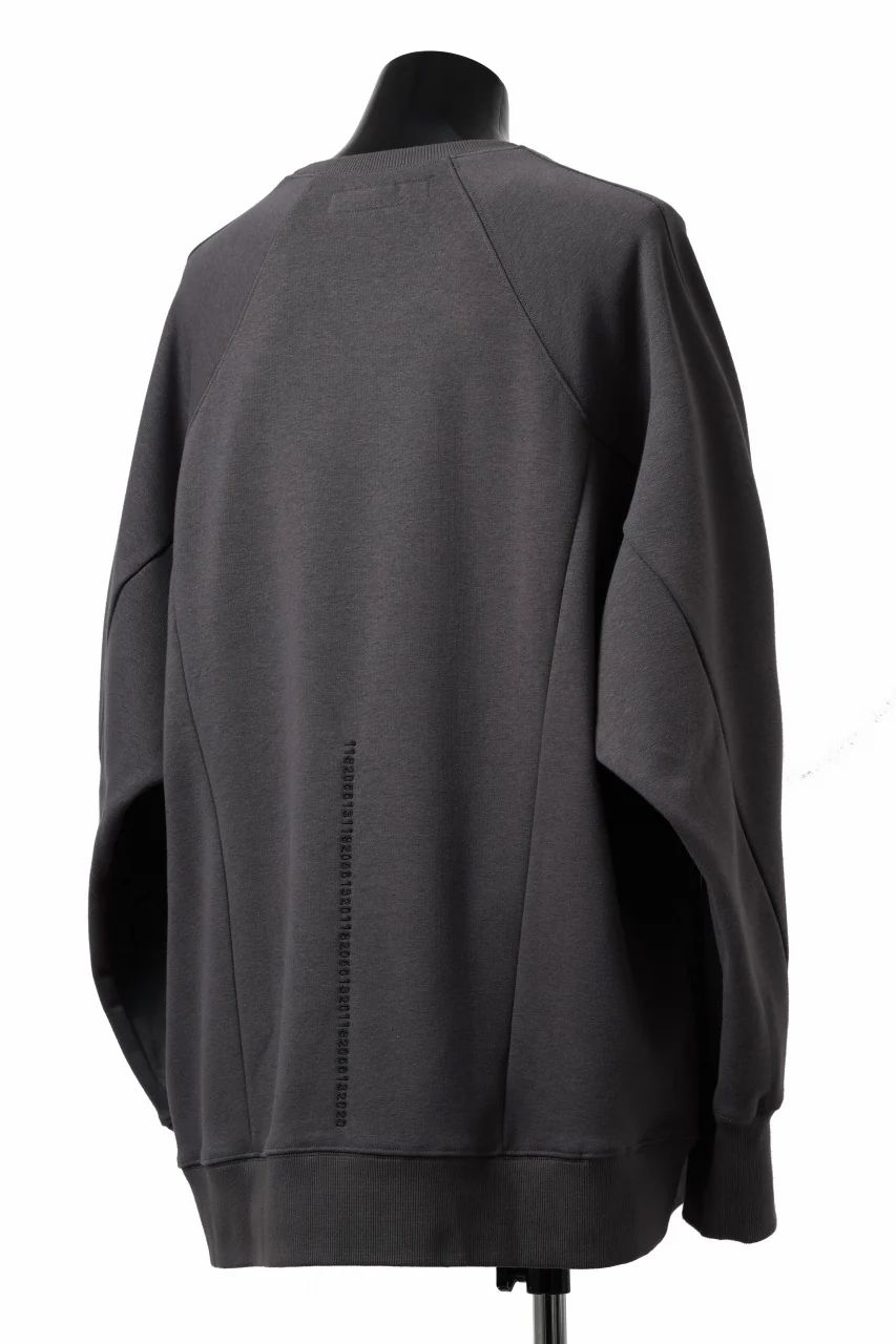A.F ARTEFACT BOMBERHEAT® DOLMAN PULLOVER TOPS (DARK GREY) - Image 5