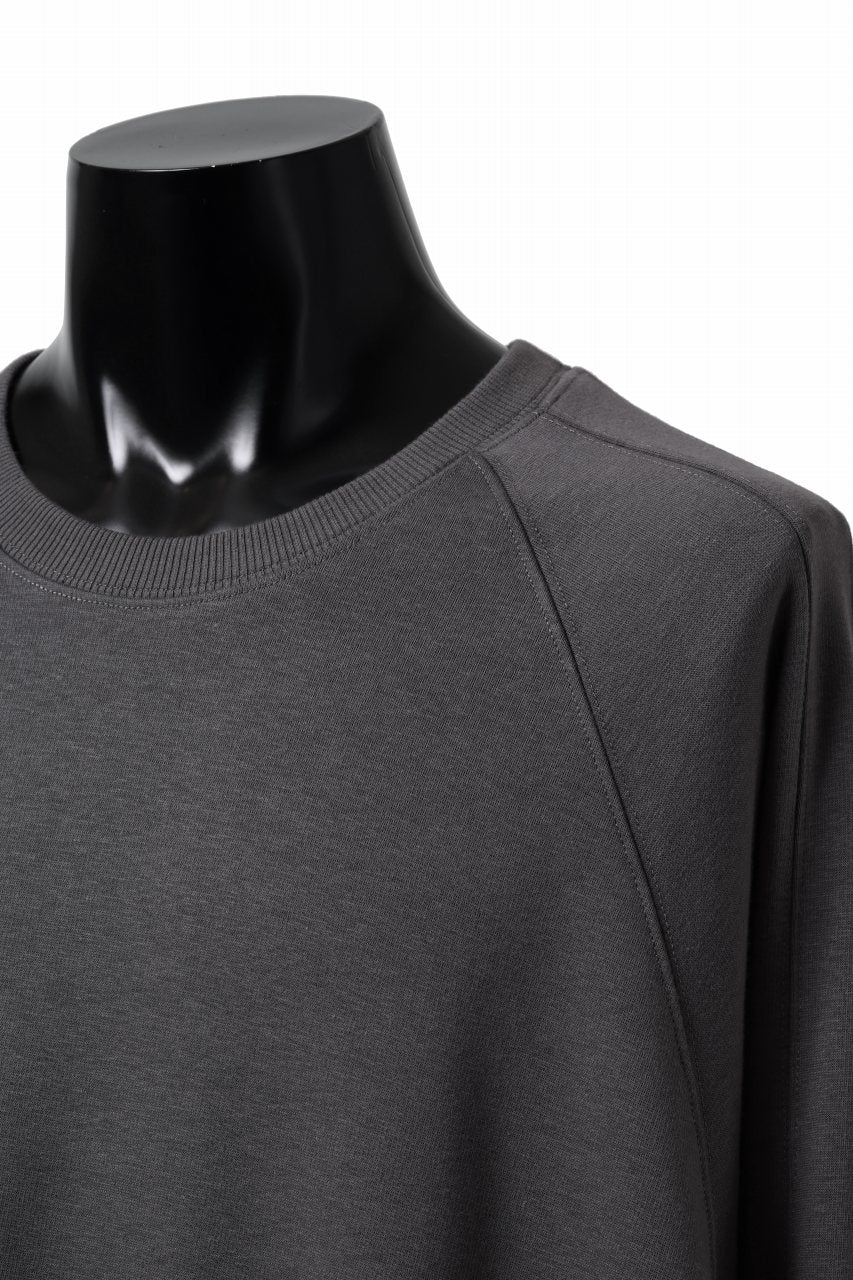 A.F ARTEFACT BOMBERHEAT® DOLMAN PULLOVER TOPS (DARK GREY) - Image 8