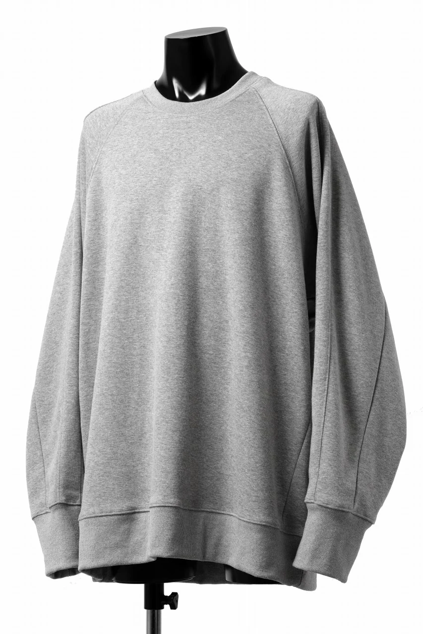 A.F ARTEFACT BOMBERHEAT® DOLMAN PULLOVER TOPS (LIGHT GREY) - Image 2
