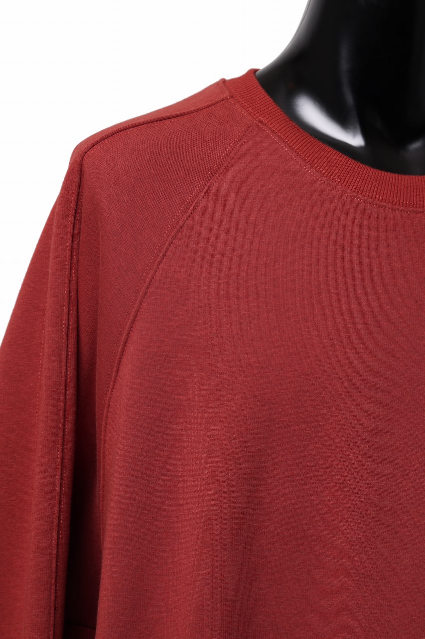 A.F ARTEFACT BOMBERHEAT® DOLMAN PULLOVER TOPS (ORANGE) - Image 8