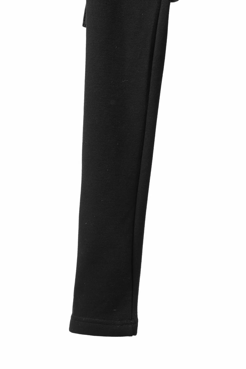 A.F ARTEFACT COMBINATION ZIPPER SARROUEL SKINNY PANTS / BOMBER HEAT® + NYLON (BLACK) - Image 25