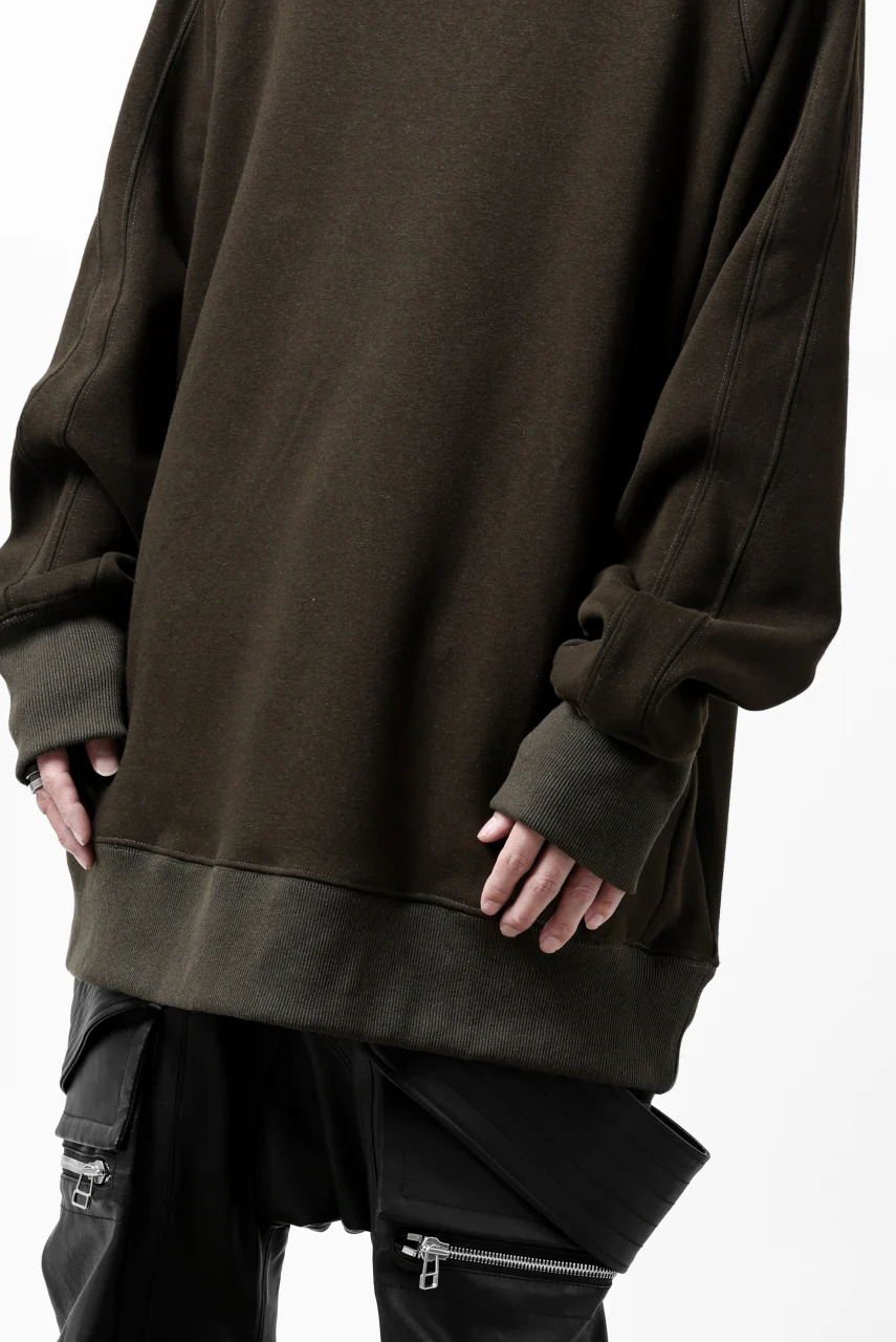 A.F ARTEFACT BomberHEAT DOLMAN PULLOVER TOPS (KHAKI) - Image 13