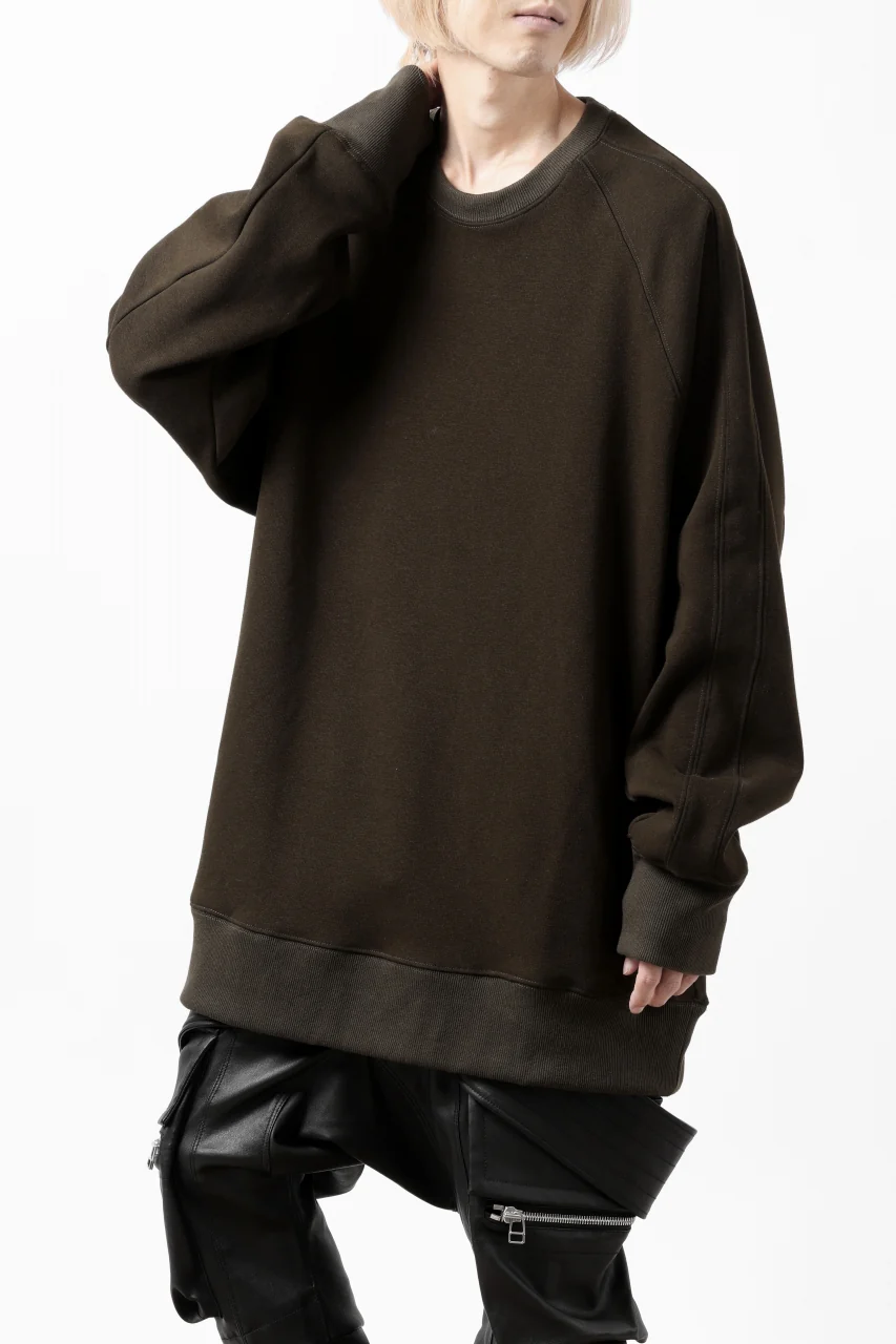 A.F ARTEFACT BomberHEAT DOLMAN PULLOVER TOPS (KHAKI) - Image 2