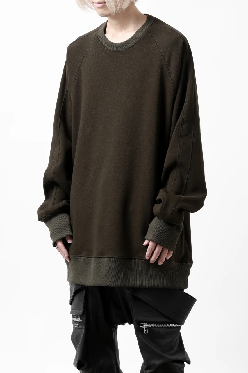 A.F ARTEFACT BomberHEAT DOLMAN PULLOVER TOPS (KHAKI) - Image 4