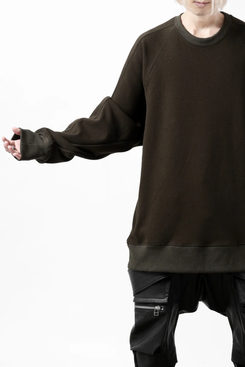 A.F ARTEFACT BomberHEAT DOLMAN PULLOVER TOPS (KHAKI) - Image 9