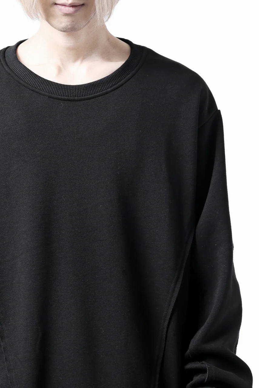 A.F ARTEFACT BomberHEAT SINGLE LOOP HEM PULLOVER TOPS (BLACK) - Image 11
