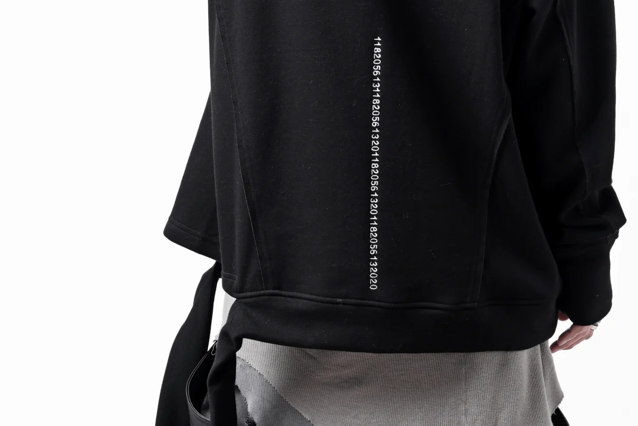 A.F ARTEFACT BomberHEAT SINGLE LOOP HEM PULLOVER TOPS (BLACK) - Image 18