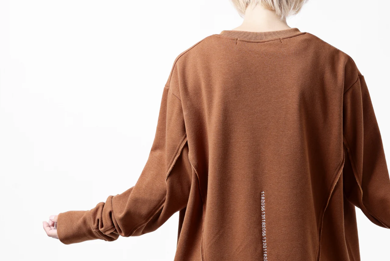 A.F ARTEFACT BomberHEAT SINGLE LOOP HEM PULLOVER TOPS (ORANGE) - Image 14