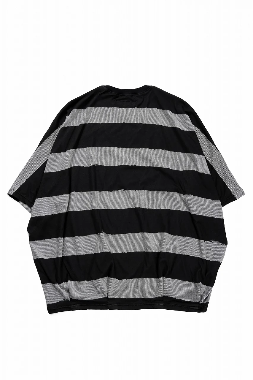 A.F ARTEFACT BOUND BORDER DOLMAN TEE (BLACK) - Image 3