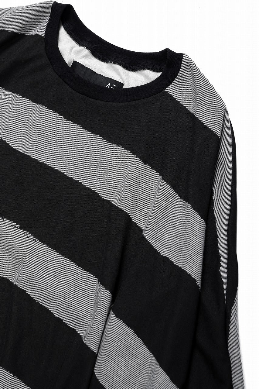 A.F ARTEFACT BOUND BORDER DOLMAN TEE (BLACK) - Image 6
