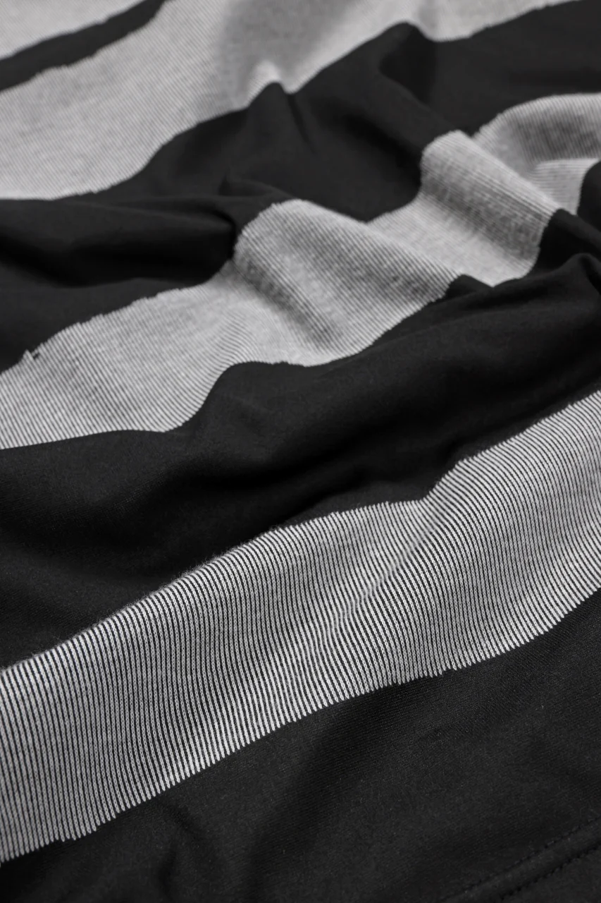 A.F ARTEFACT BOUND BORDER JUMBO TEE (BLACK x LIGHT GREY) - Image 10
