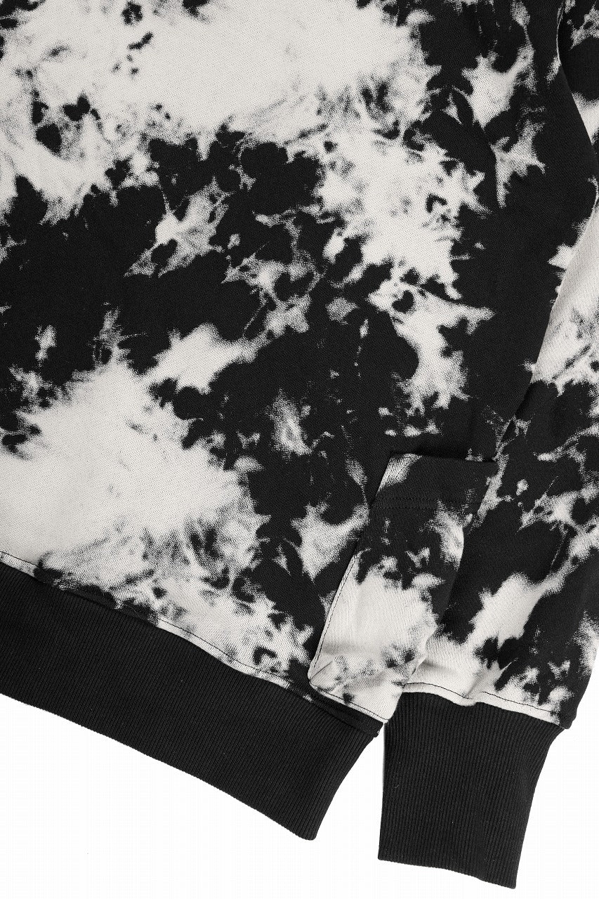 A.F ARTEFACT CARGO HOODED TOPS / MOTTLED DYING (BLACK x IVORY) - Image 13