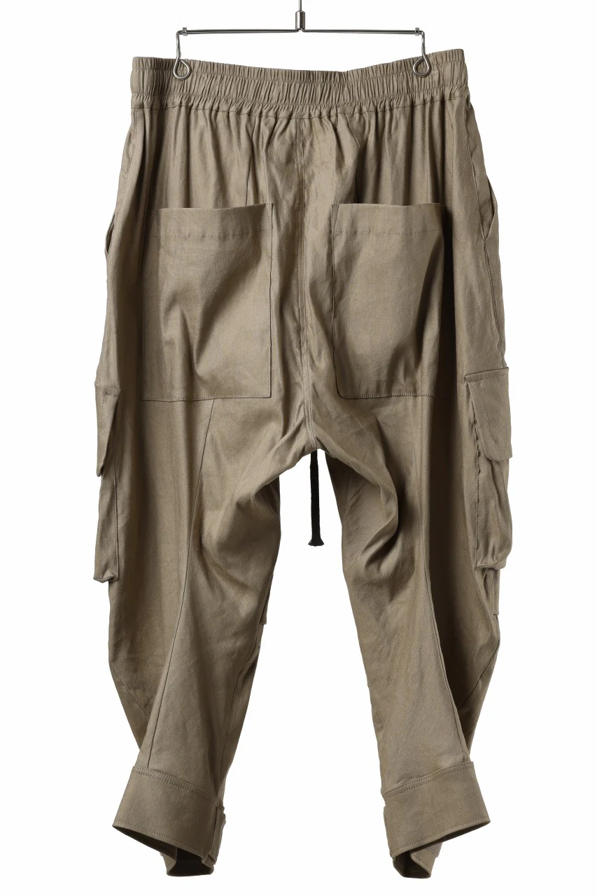 A.F ARTEFACT CARGO JOHDPURS / STRETCH LINEN (BEIGE) - Image 3