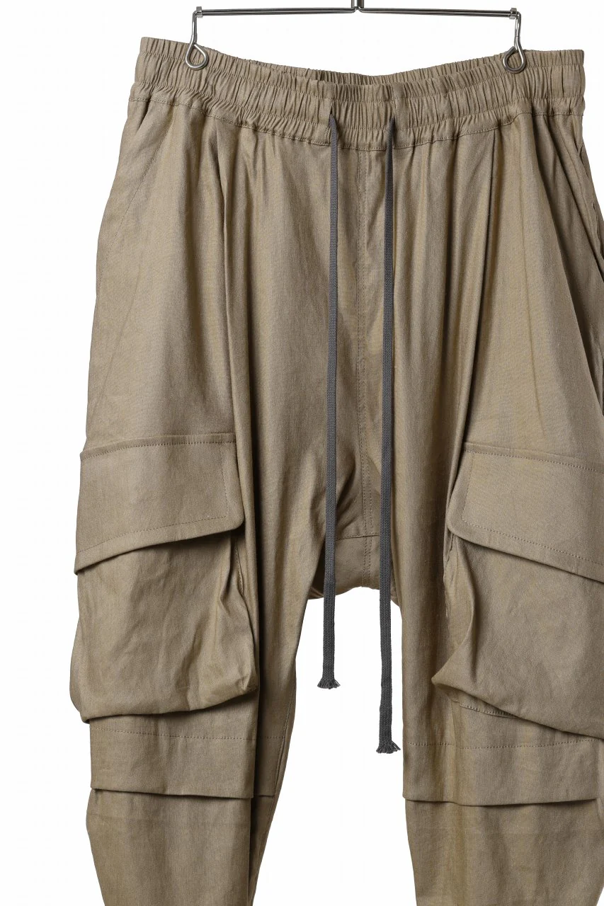 A.F ARTEFACT CARGO JOHDPURS / STRETCH LINEN (BEIGE) - Image 4