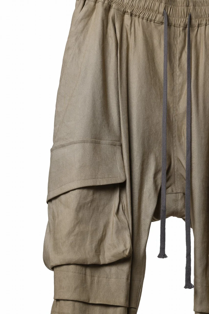 A.F ARTEFACT CARGO JOHDPURS / STRETCH LINEN (BEIGE) - Image 6