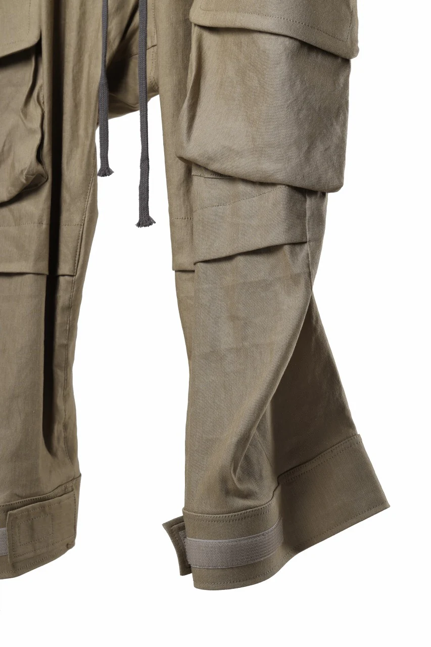 A.F ARTEFACT CARGO JOHDPURS / STRETCH LINEN (BEIGE) - Image 7