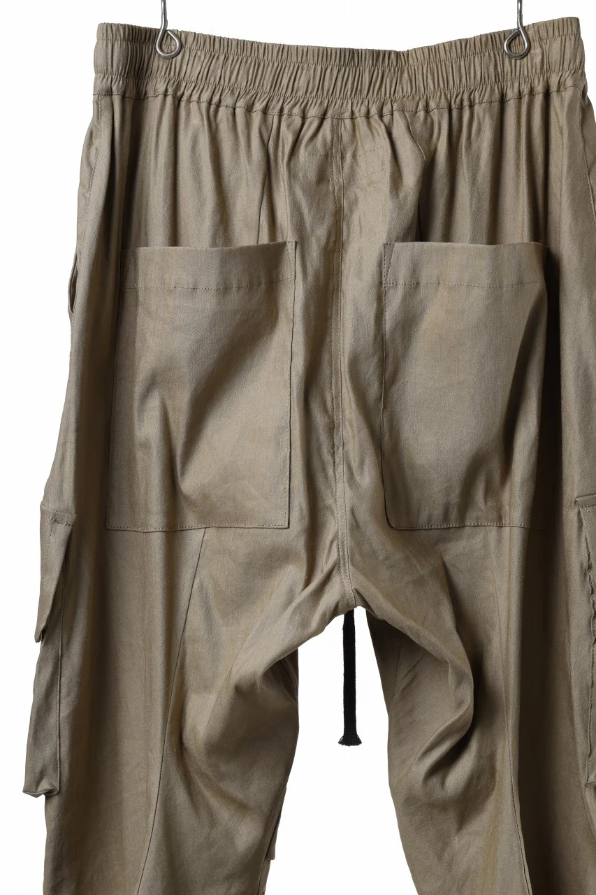 A.F ARTEFACT CARGO JOHDPURS / STRETCH LINEN (BEIGE) - Image 8