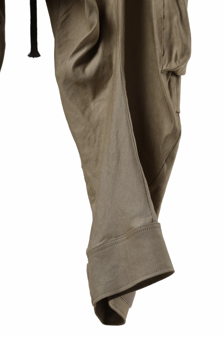 A.F ARTEFACT CARGO JOHDPURS / STRETCH LINEN (BEIGE) - Image 9