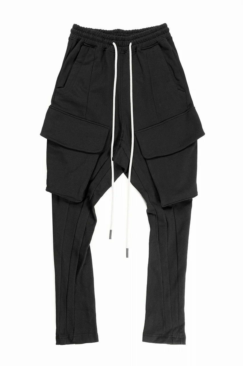 A.F ARTEFACT CARGO JOHDPURS SWEAT PANTS (BLACK)