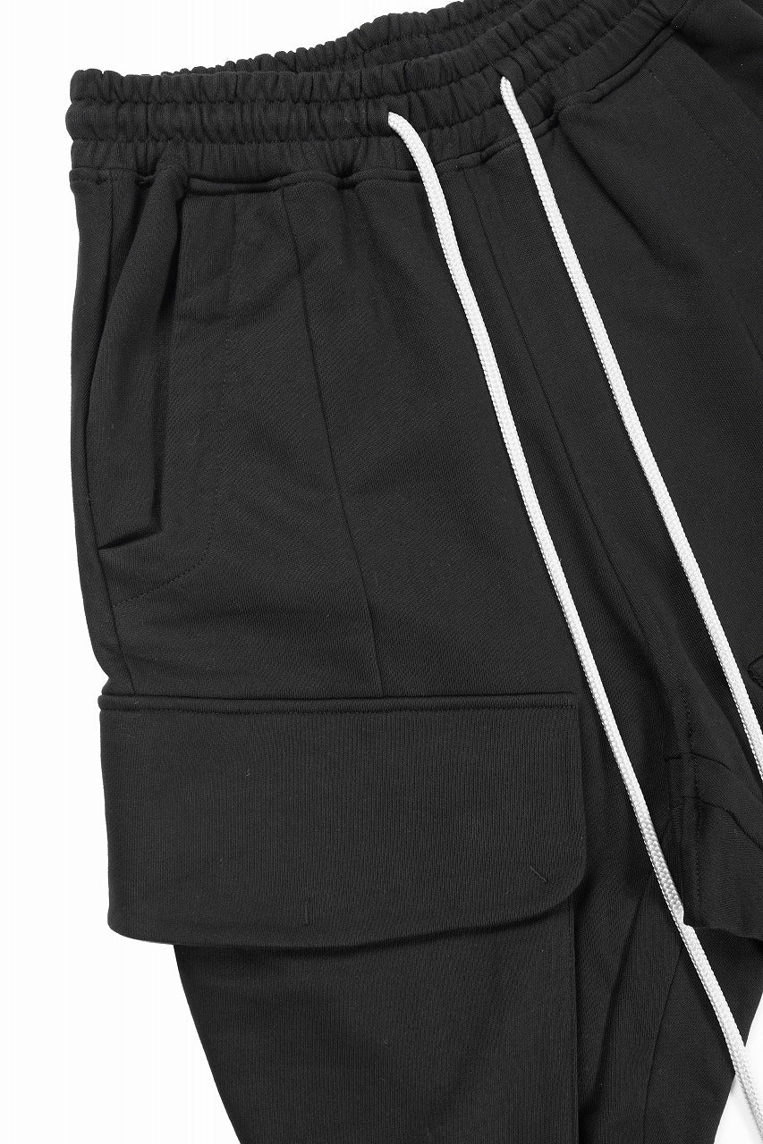 A.F ARTEFACT CARGO JOHDPURS SWEAT PANTS (BLACK) - Image 5