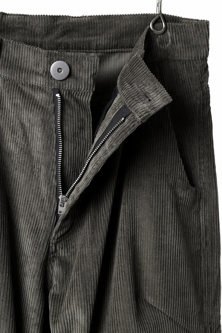 A.F ARTEFACT CARGO ZIP BAGGY PANTS / CORDUROY (KHAKI) - Image 10