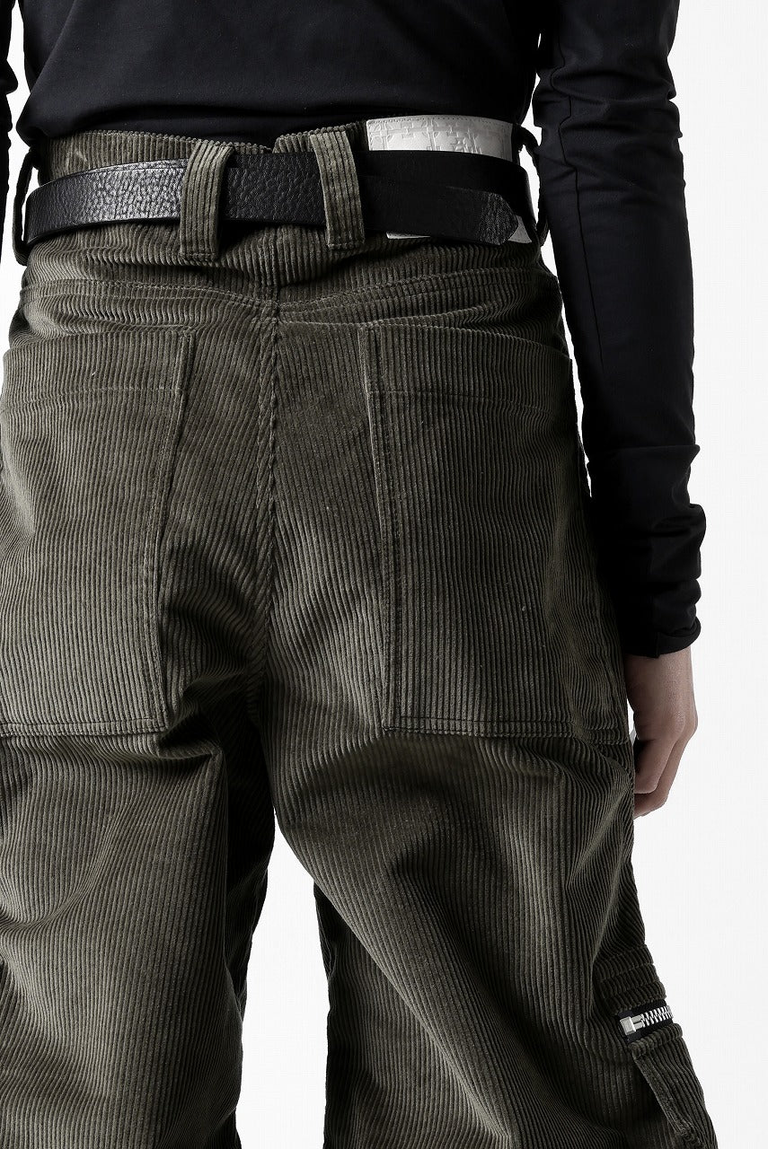 A.F ARTEFACT CARGO ZIP BAGGY PANTS / CORDUROY (KHAKI) - Image 32