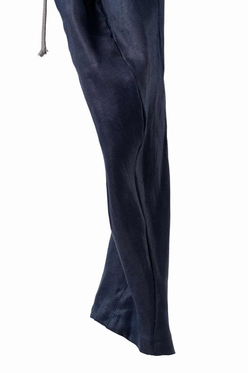 A.F ARTEFACT CURVED LONG PANTS / LINEN TWILL (NAVY) - Image 18