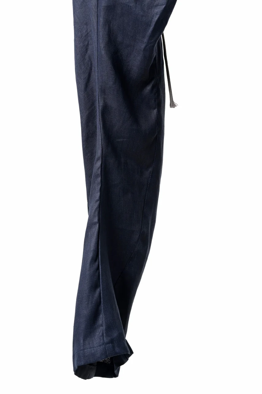 A.F ARTEFACT CURVED LONG PANTS / LINEN TWILL (NAVY) - Image 21
