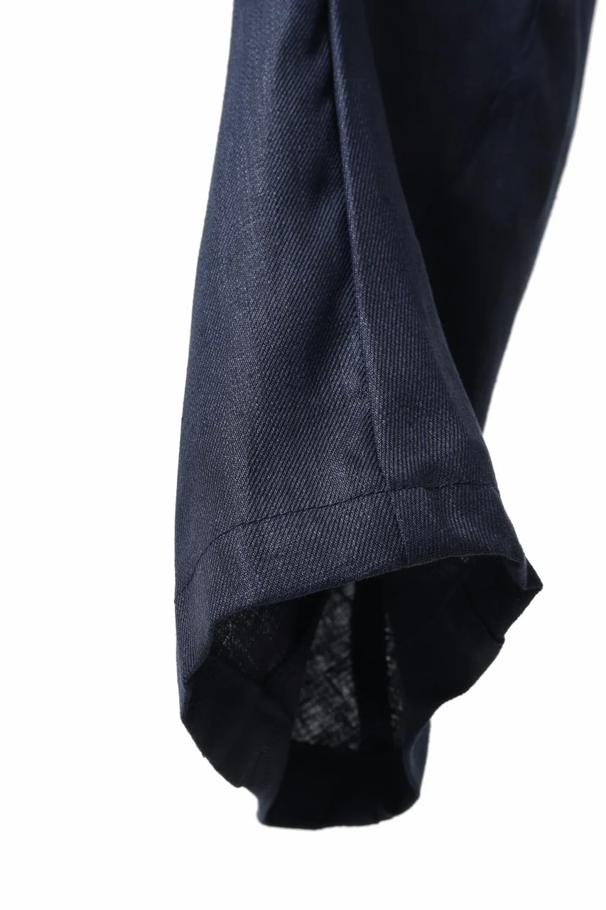 A.F ARTEFACT CURVED LONG PANTS / LINEN TWILL (NAVY) - Image 22