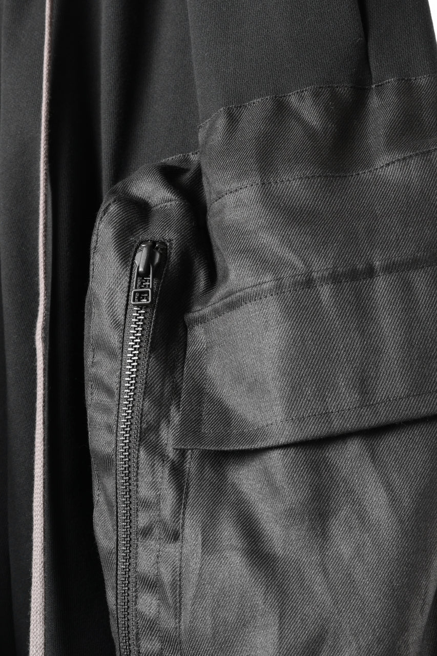 A.F ARTEFACT COMBINED DROPCROTCH CARGO SHORTS (BLACK) - Image 14