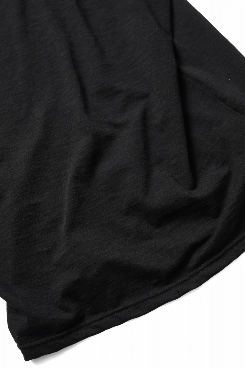 A.F ARTEFACT CUT SLEEVE T-SHIRT / SLAB L.JERSEY (BLACK) - Image 7