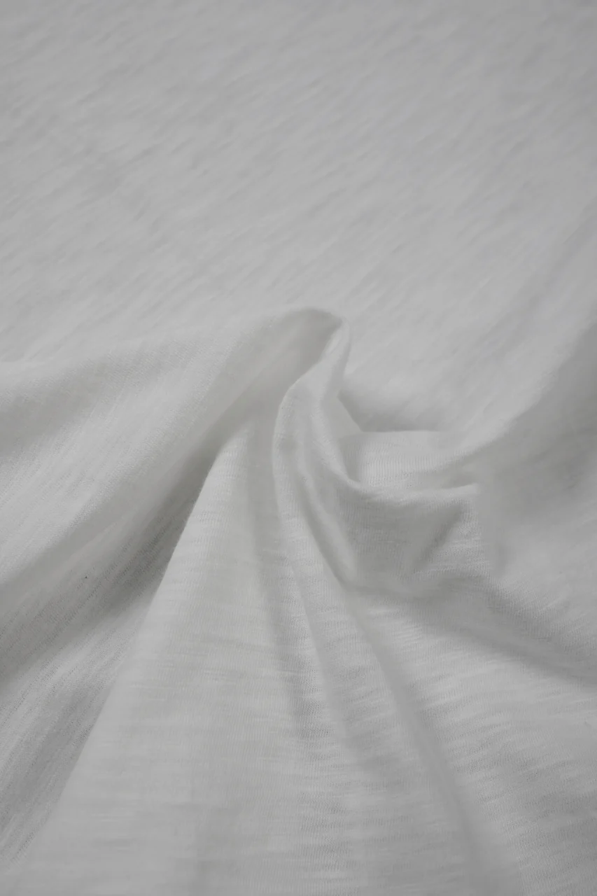 A.F ARTEFACT CUT SLEEVE T-SHIRT / SLAB L.JERSEY (WHITE) - Image 8