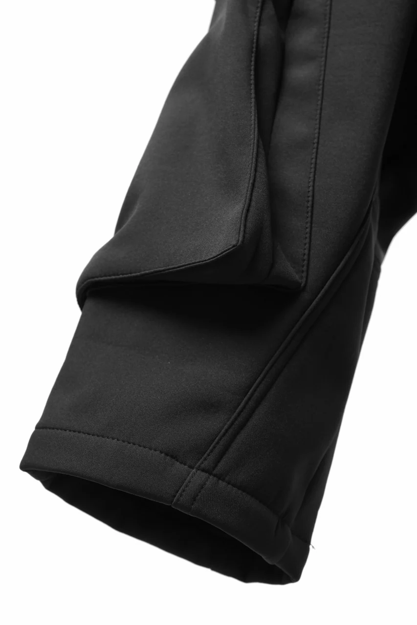 A.F ARTEFACT D-CLOTCH BIG CARGO CROPPED PANTS / BONDING NYLON x FLEECE (BLACK) - Image 20