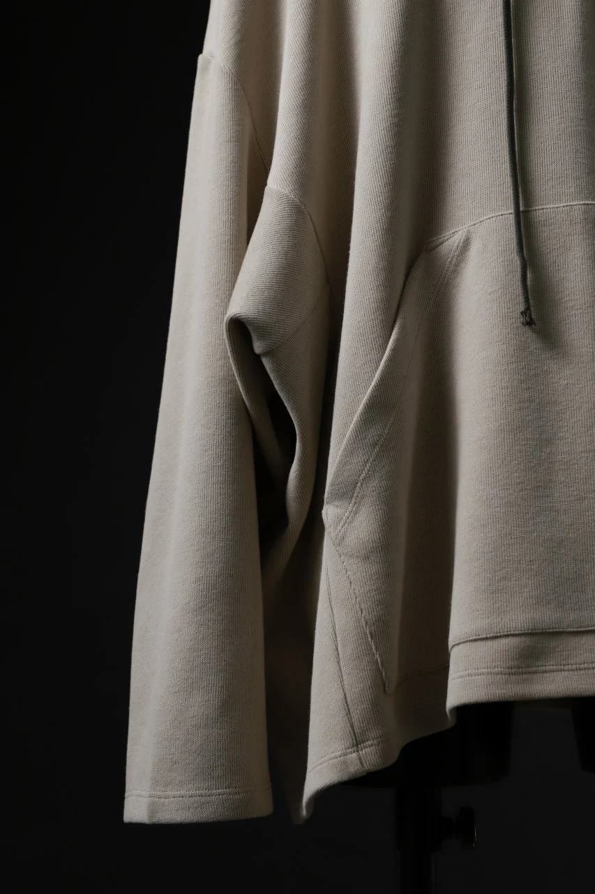 A.F ARTEFACT DOLMAN HOODIE PULLOVER / COPE KNIT JERSEY (IVORY) - Image 15