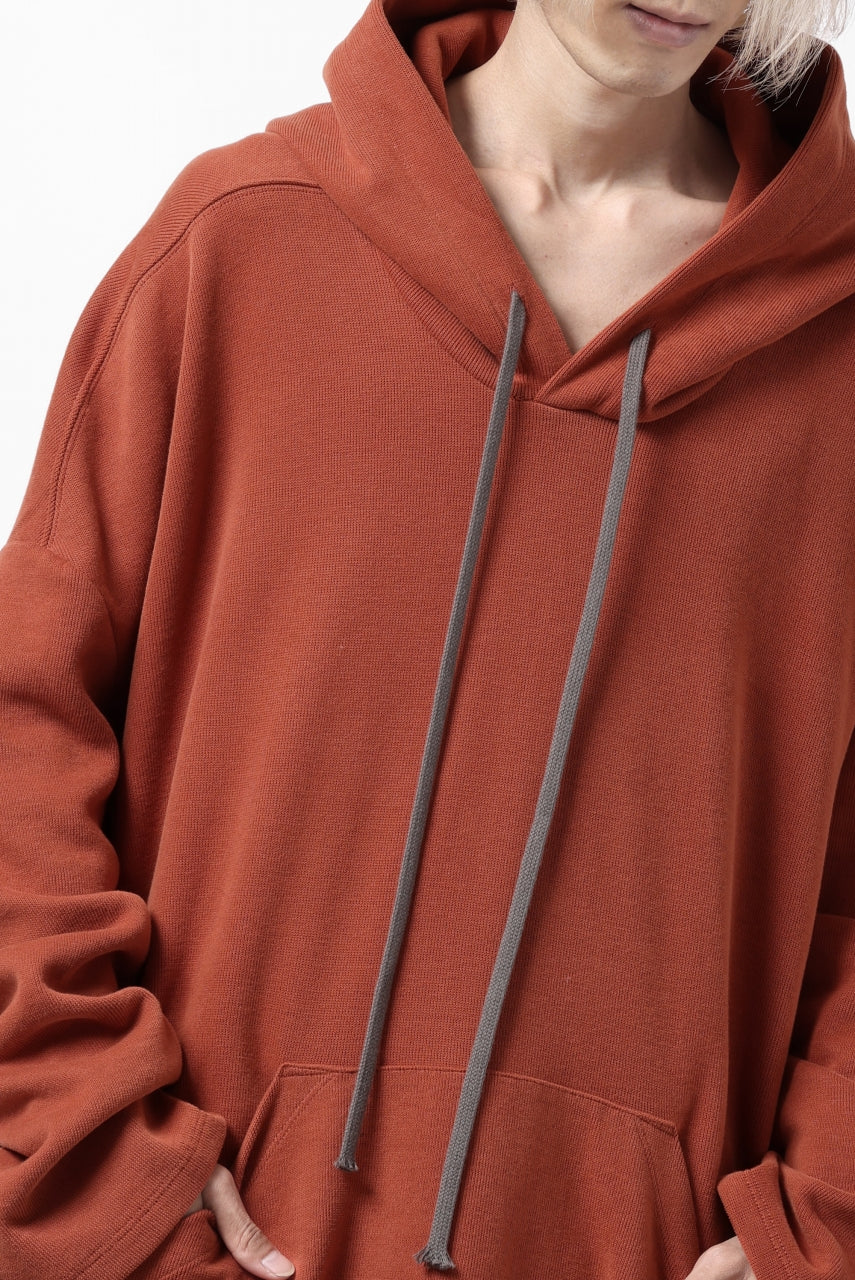 A.F ARTEFACT DOLMAN HOODIE PULLOVER / COPE KNIT JERSEY (ORANGE) - Image 20