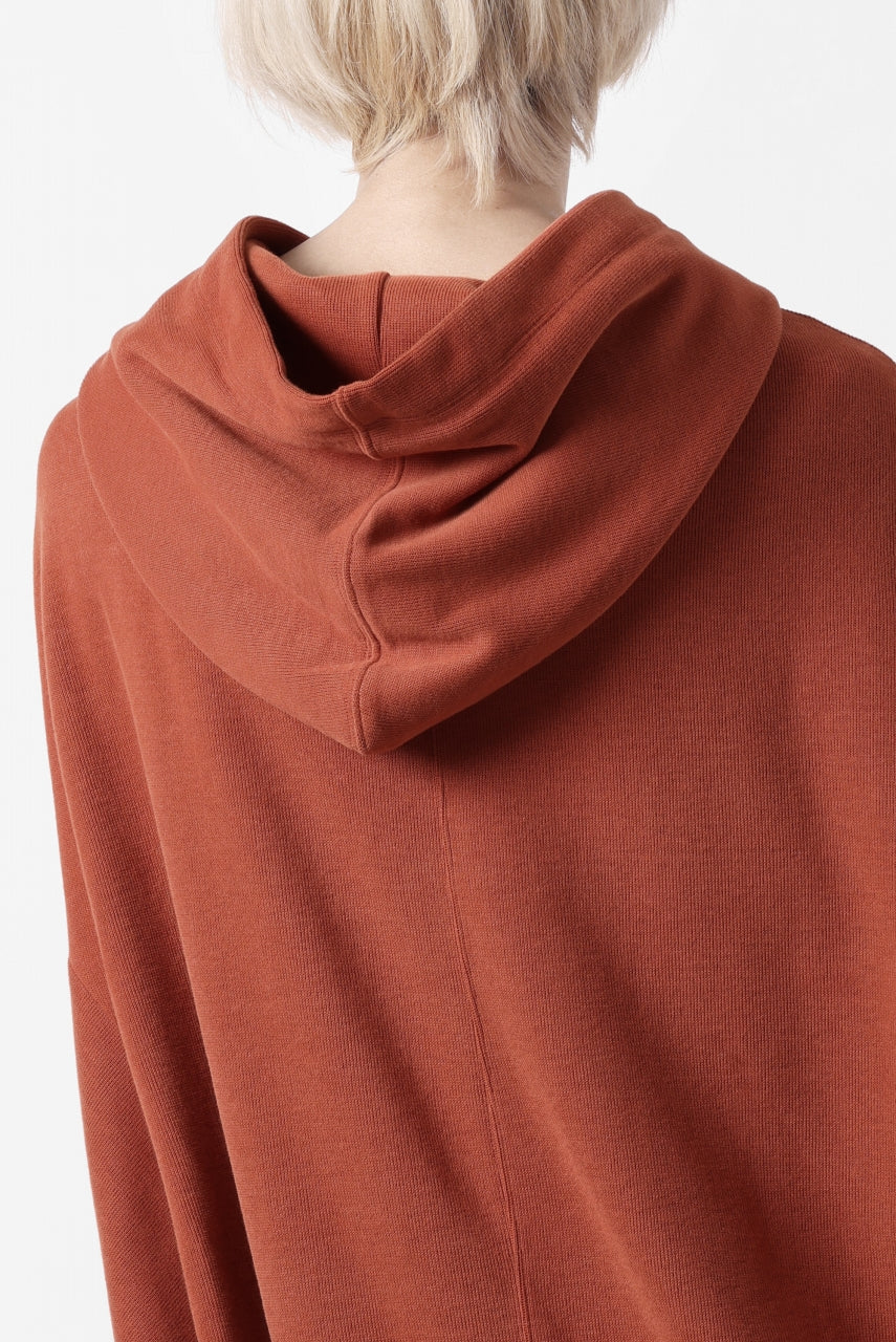 A.F ARTEFACT DOLMAN HOODIE PULLOVER / COPE KNIT JERSEY (ORANGE) - Image 24
