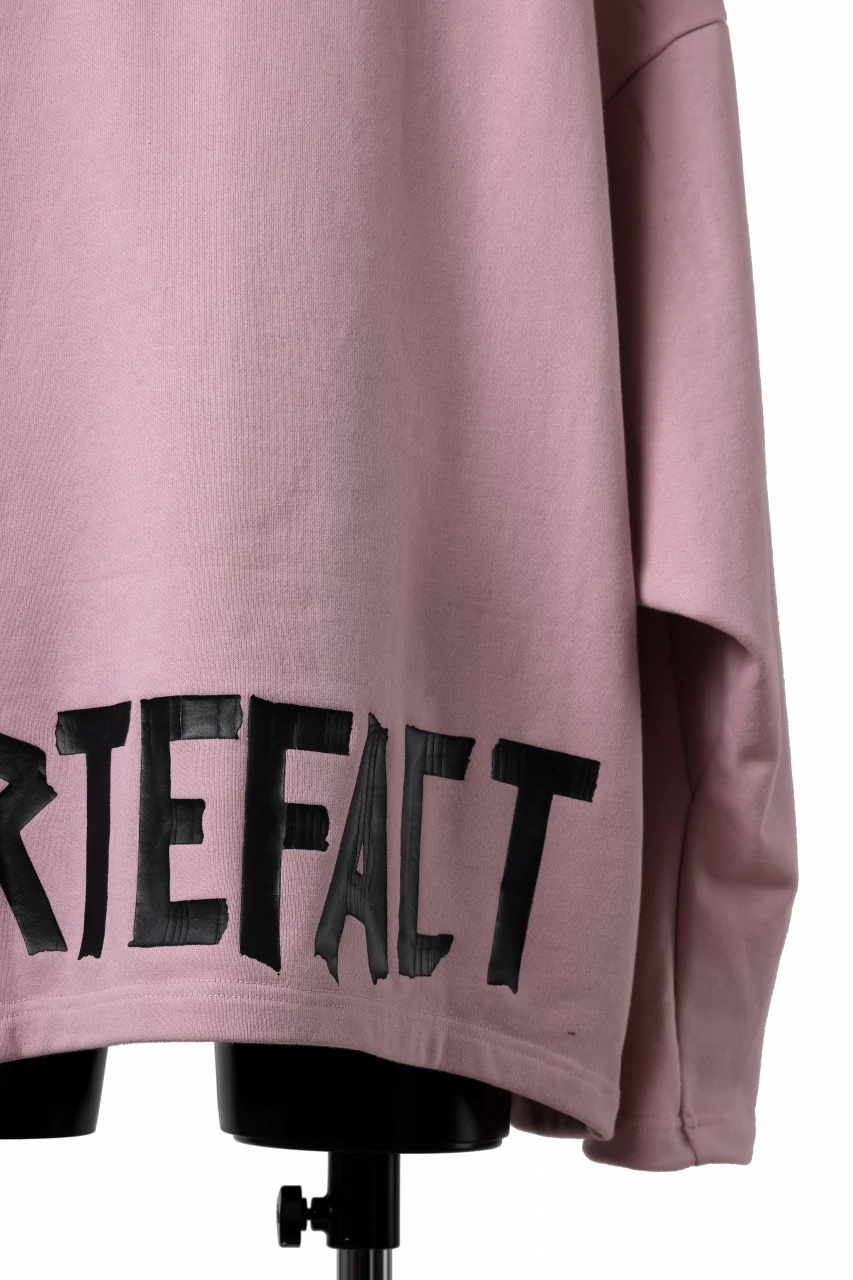 A.F ARTEFACT DOLMAN SWEAT HOODIE (PINK) - Image 10