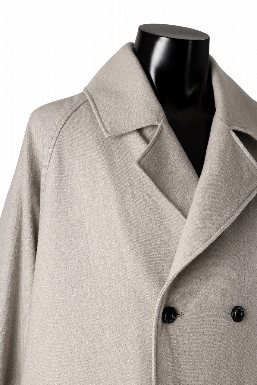 A.F ARTEFACT DOUBLE BREASTED CLASSIC COAT (BEIGE) - Image 11
