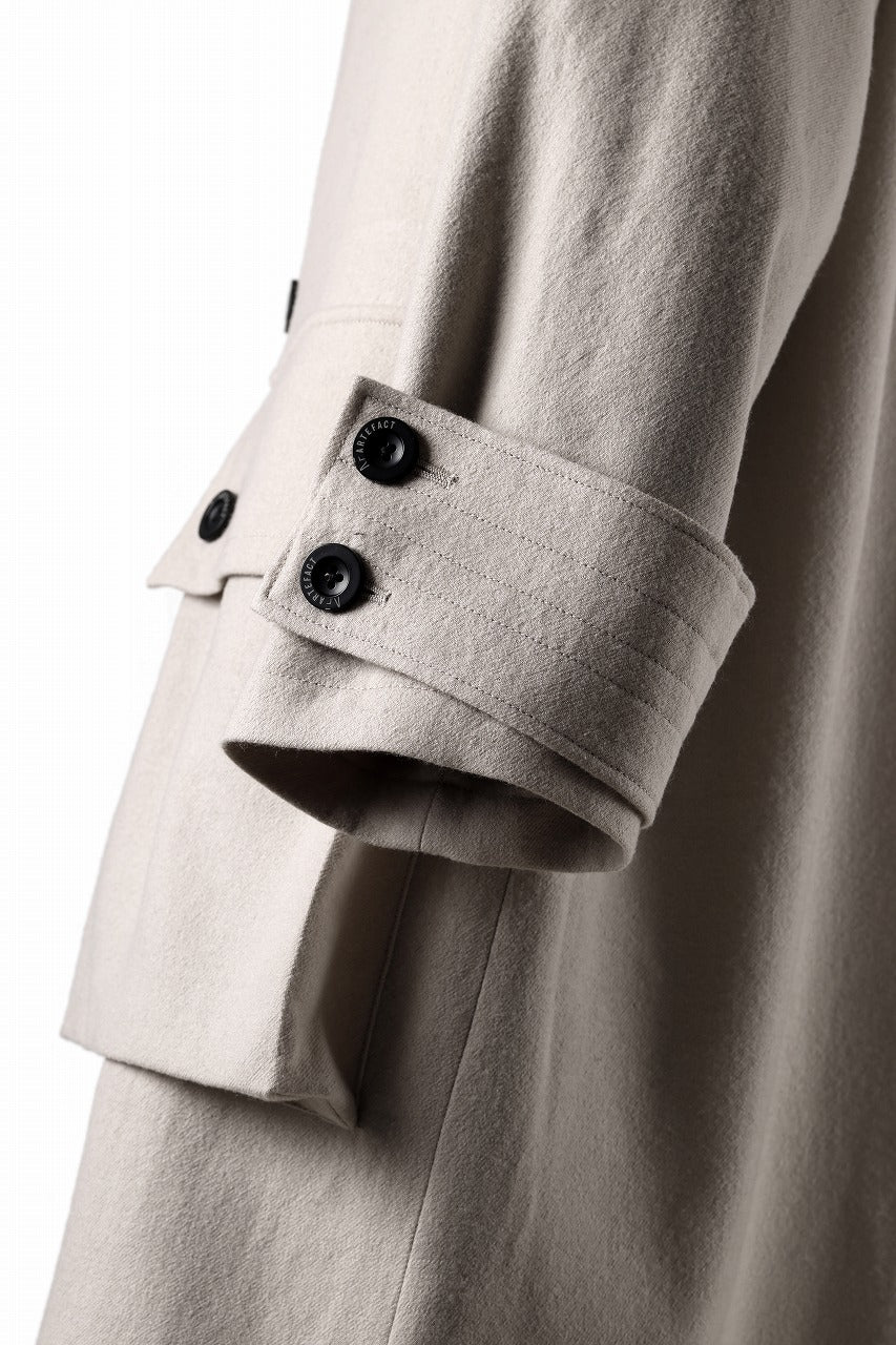 A.F ARTEFACT DOUBLE BREASTED CLASSIC COAT (BEIGE) - Image 12