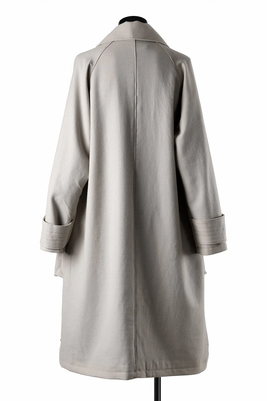 A.F ARTEFACT DOUBLE BREASTED CLASSIC COAT (BEIGE) - Image 4