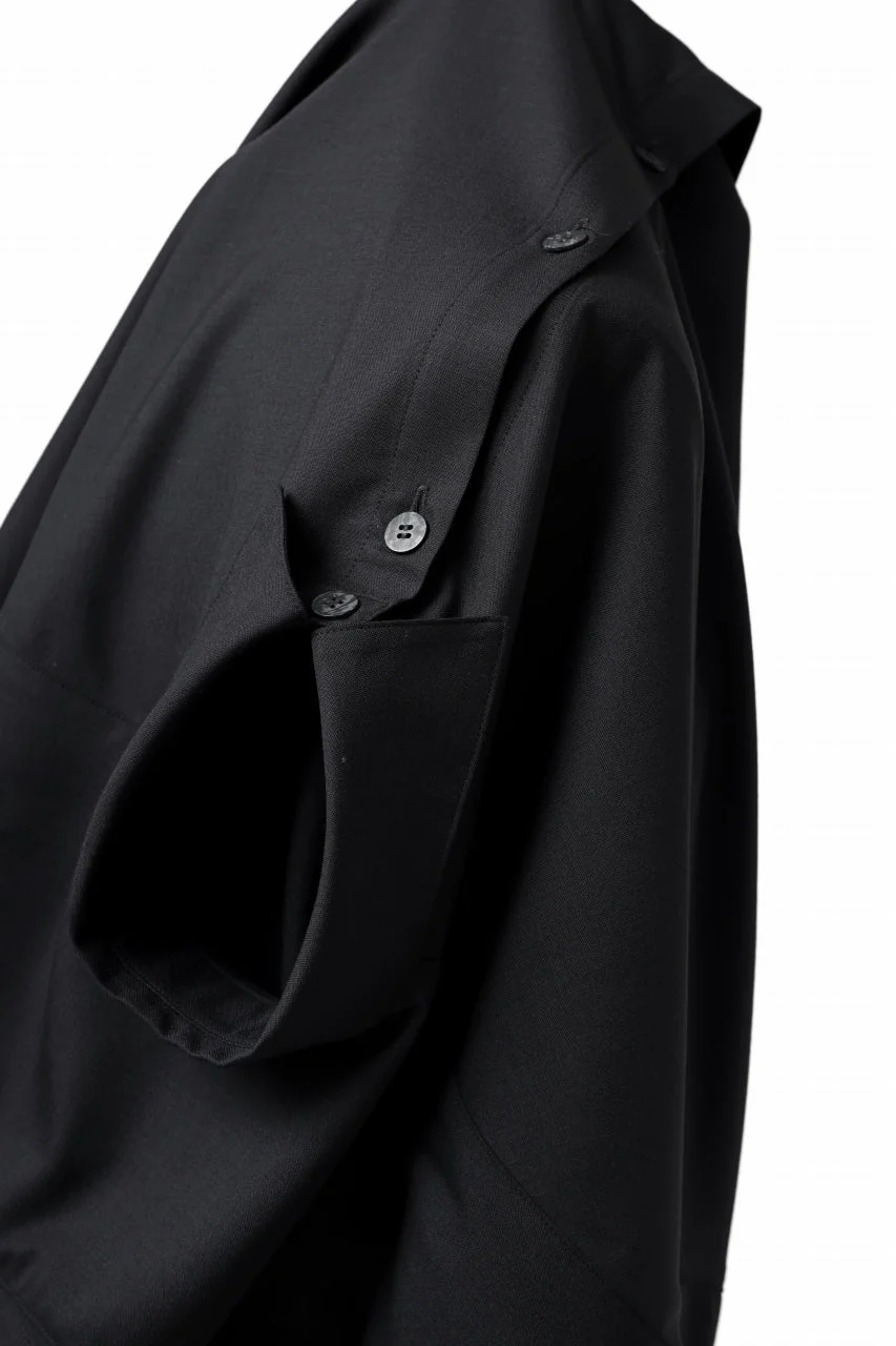 A.F ARTEFACT DRAPE OVER COCOON SHIRT (D.GREY) - Image 20