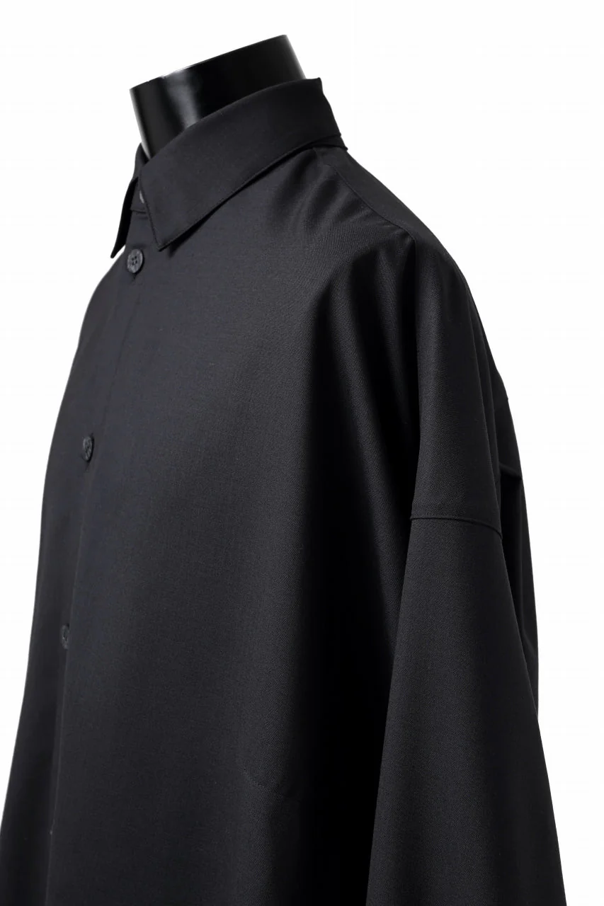 A.F ARTEFACT DRAPE OVER COCOON SHIRT (D.GREY) - Image 8
