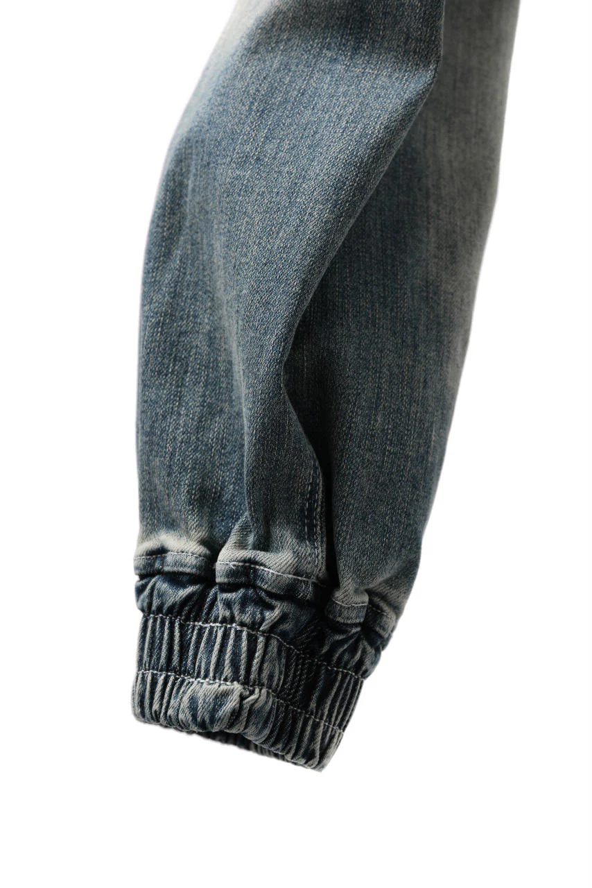 A.F ARTEFACT EASY SARROUEL CARGO PANTS / FADED AGEING DENIM (BLUE) - Image 19