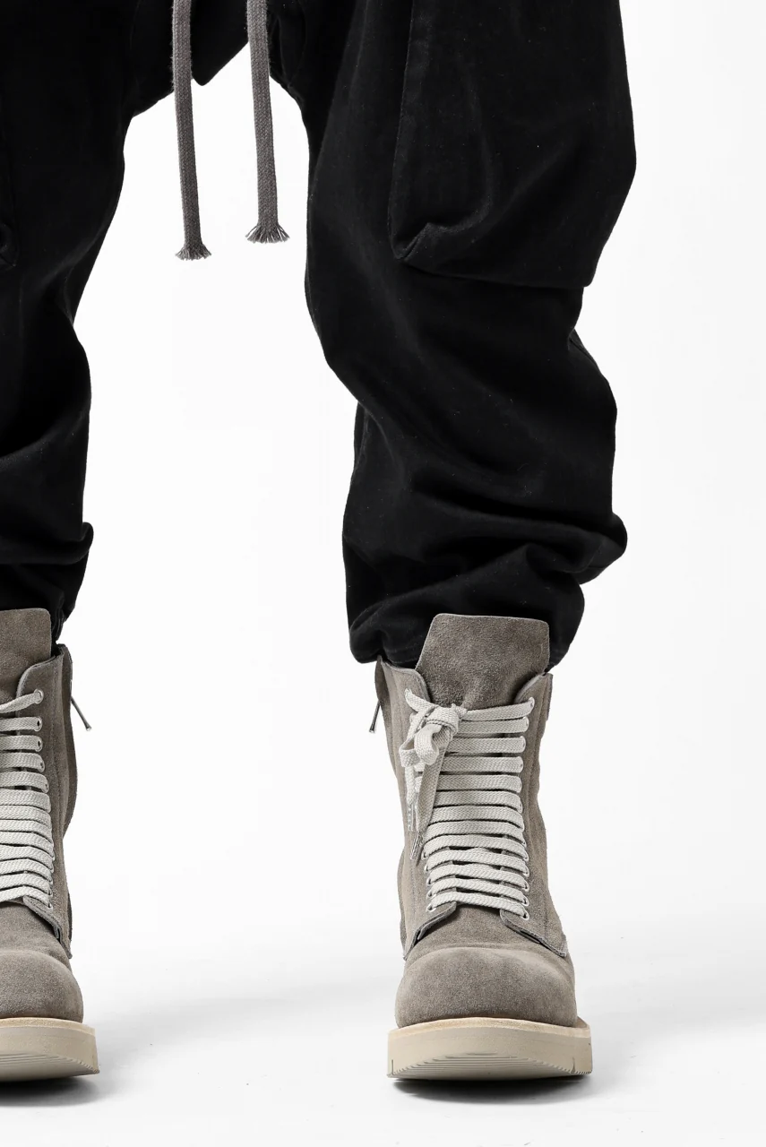 A.F ARTEFACT EASY SARROUEL CARGO PANTS / HI-STRETCH DENIM (BLACK) - Image 30