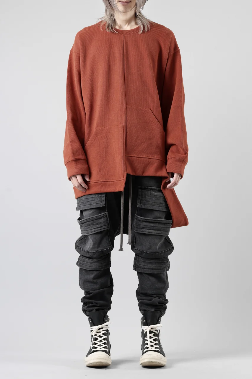 A.F ARTEFACT EASY SARROUEL MILITARY POCKET PANTS / FADED AGEING DENIM (BLACK) - Image 21