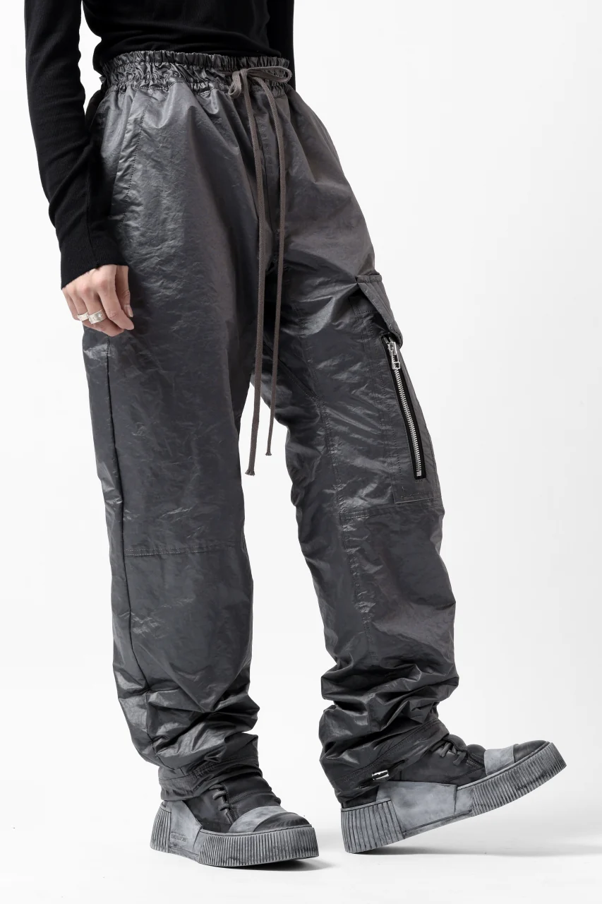 A.F ARTEFACT EASY STRAIGHT POCKET PANTS / LUX NYLON & BOMBER HEAT® (D.GREY) - Image 11